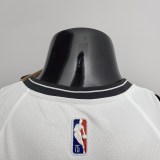 75th Anniversary Curry #30 Nets White NBA Jersey