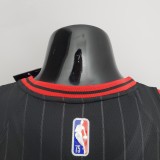 75th Anniversary LaVine#8 Bulls Flyers Black NBA Jersey
