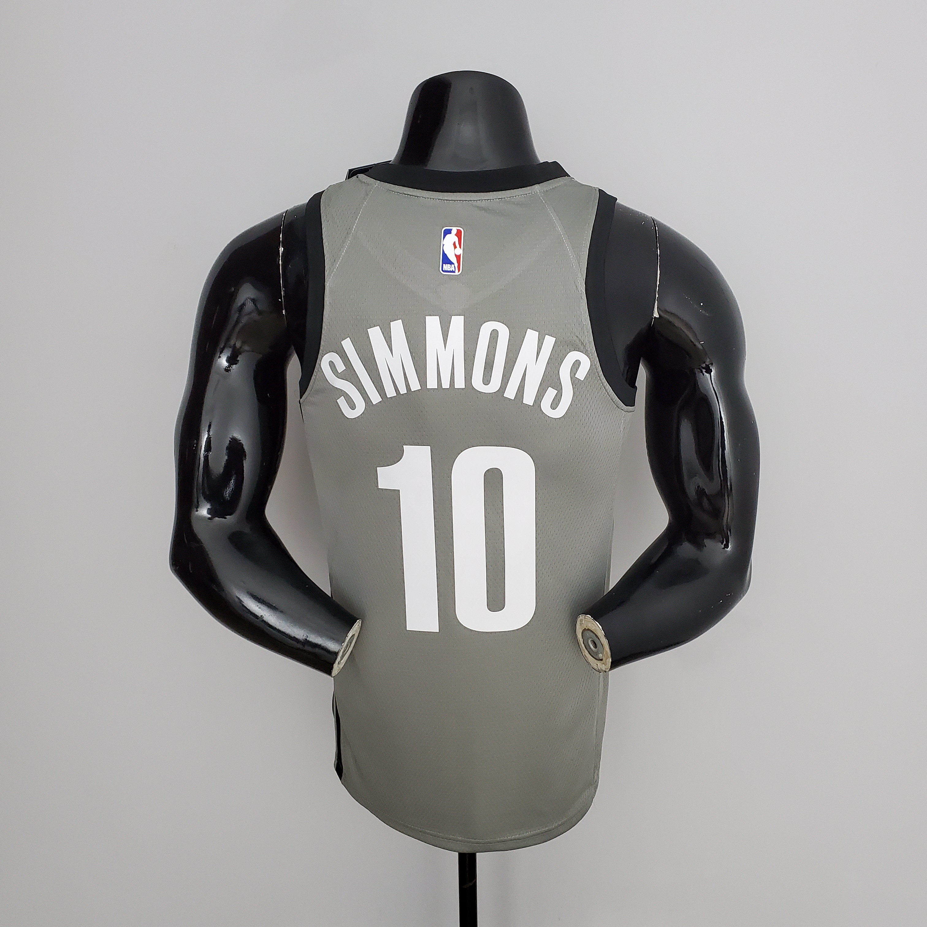 Nets Simmons #10 Flyer Grey NBA Jersey Nets Simmons #10 Flyer Grey NBA Jersey