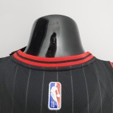 75th Anniversary Jordan #45 Bulls Flyers Black NBA Jersey