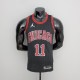 75th Anniversary DeRozan#11 Bulls Flyers Black NBA Jersey