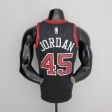 75th Anniversary Jordan #45 Bulls Flyers Black NBA Jersey