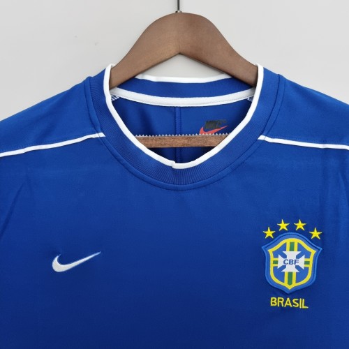 1998 Brazil Away Retro Jersey/1998 巴西客场