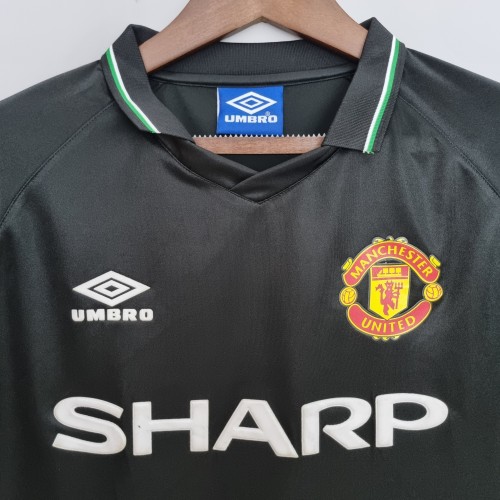 1988 Manchester United Black Retro Jersey/1988 曼联黑色