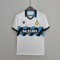 90-91 Inter Milan Away Retro Jersey/90-91 国米客场