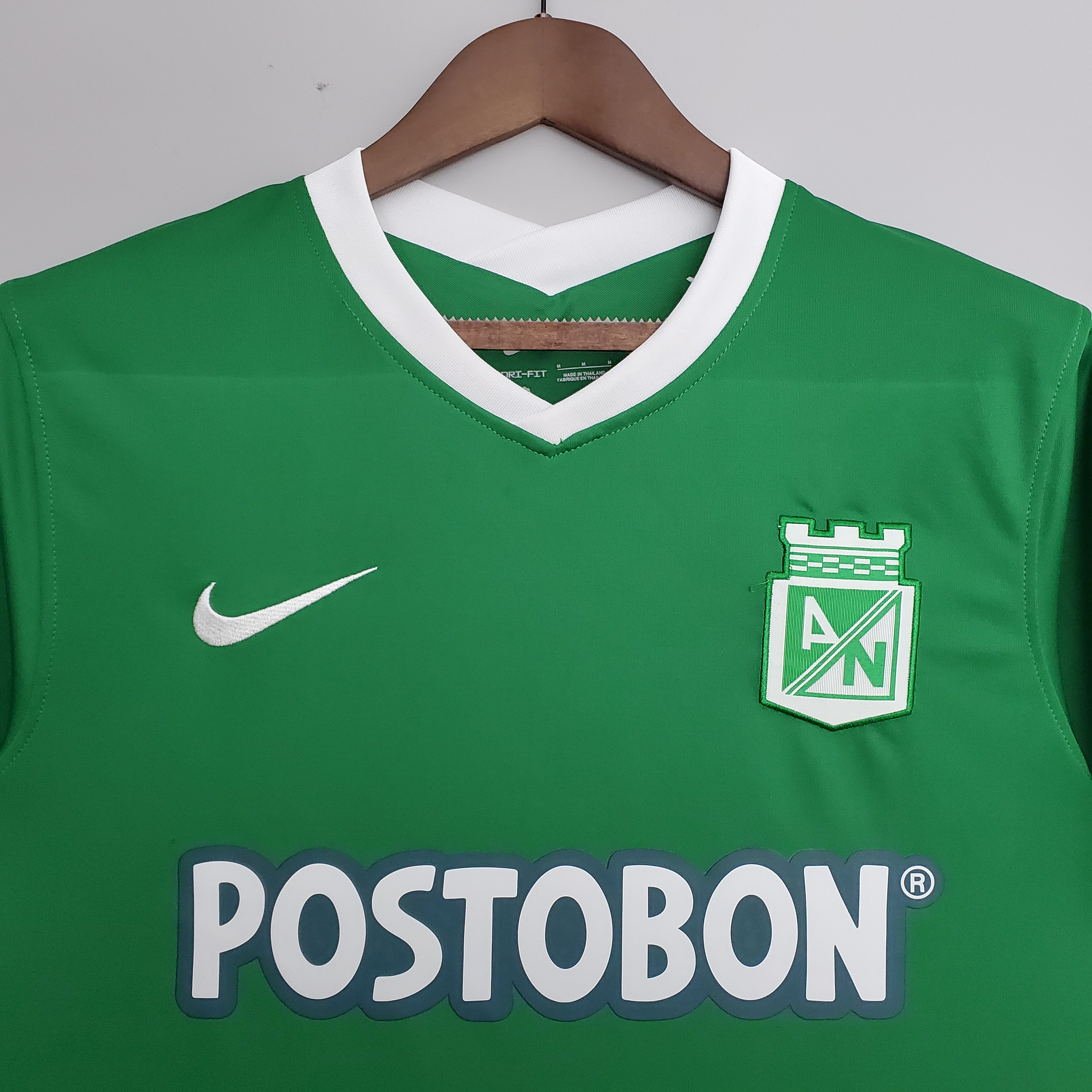 22-23 Atlético Nacional Home White& Green Thailand Soccer Jersey