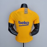22/23 Barcelona Yellow Training Jersey Player Version
