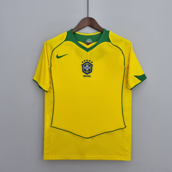 04-06 Brazil Home Retro Jersey/04-06 巴西主场