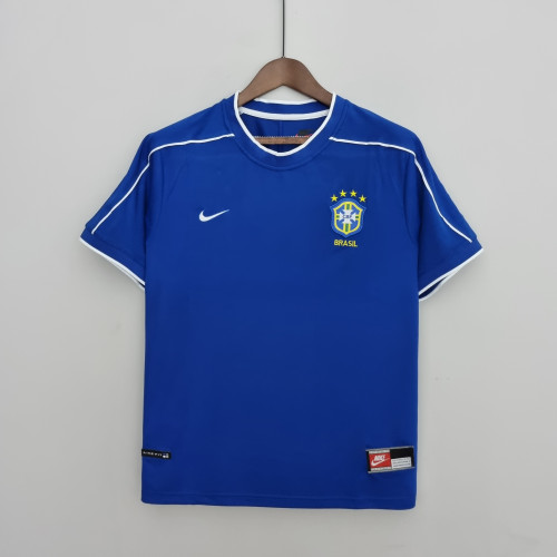 1998 Brazil Away  Retro Jersey