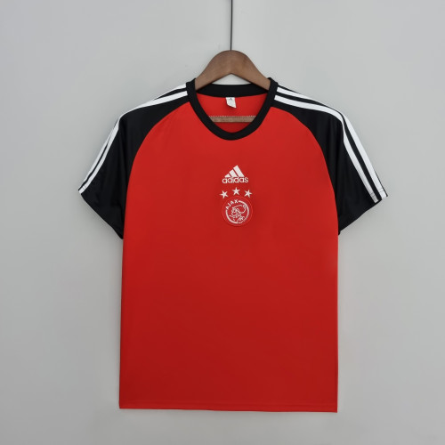 22-23 Ajax Training Red Fans Jersey