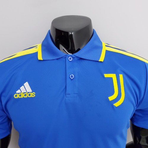 21-22 Juventus Blue Training Polo