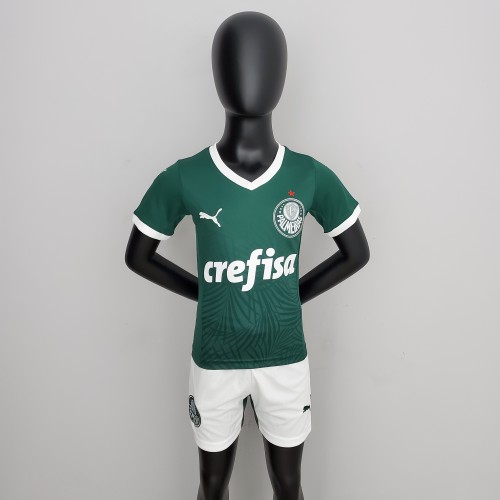 22-23 Palmeiras Home Green Kid Kit