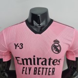 22-23 Real Madrid Y3 Edition Pink Player Jersey/22-23皇马Y3粉色球员版