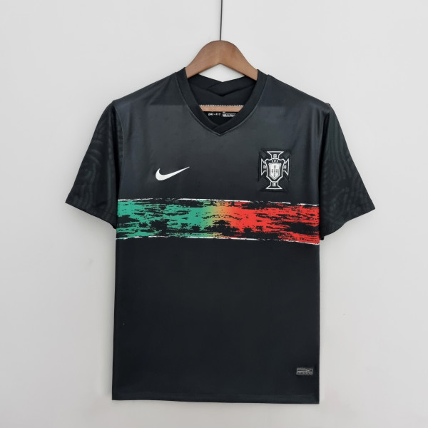 2022 Portugal Black Fans Jersey