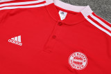 Bayern Munich POLO kit red Short Sleeve Suit