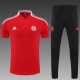 Bayern Munich POLO kit red Short Sleeve Suit