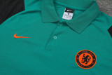 Chelsea POLO kit Green Short Sleeve Suit