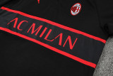 AC Milan POLO kit black Short Sleeve Suit