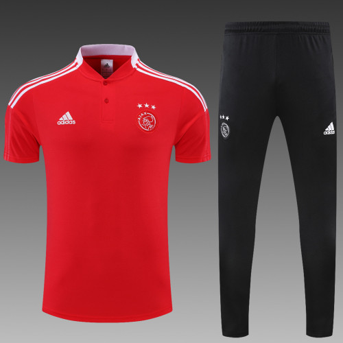 Ajax POLO kit Red Short Sleeve Suit