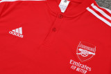 Arsenal POLO red black Short Sleeve Suit