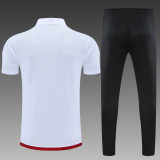 AC Milan POLO White Short Sleeve Suit