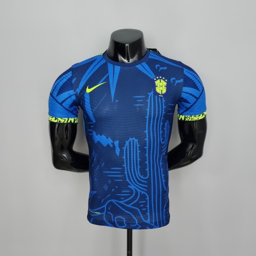 2022 Brazil Classic Blue Player Jersey