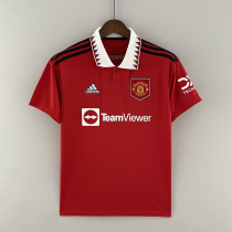 22-23 Manchester United Home Red Fans Jersey/22-23曼联主场球迷版