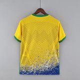 2022 Brazil special edition yellow Fans Jersey