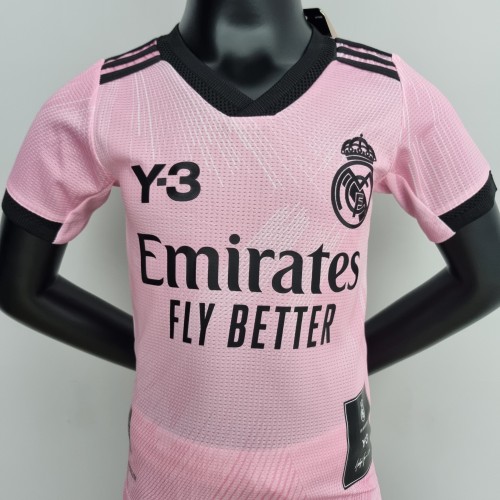 22-23 Real Madrid Y3 Pink Kid Kit