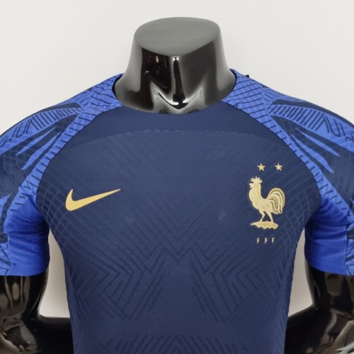 2022 France training Blue Player Jersey