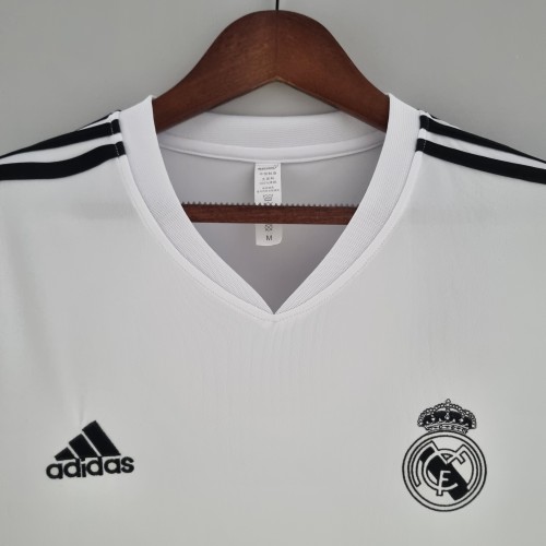 22-23 Real Madrid Training White Purple Fans Jersey