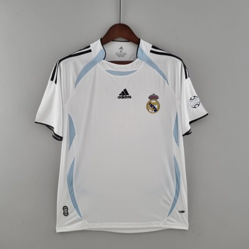22-23 Real Madrid Pre-match Uniform White Fans Jersey