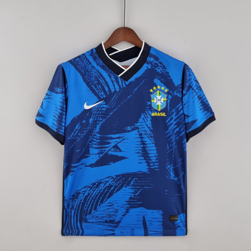 2022 Brazil Classic Blue Fans Jersey