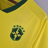 2022 Brazil Special Edition Yellow Green Fans Jersey
