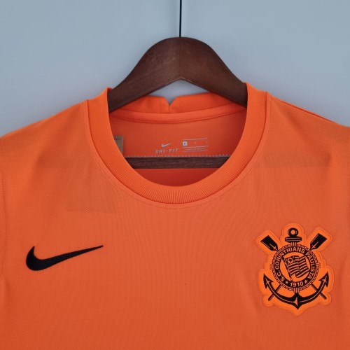 22-23 Corinthians Pre-match Training Orange Vest Jersey