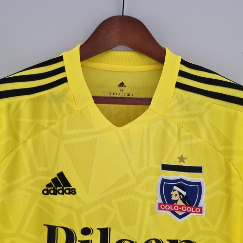 22-23 colo colo goalkeeper yellow Fans Jersey