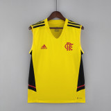 22-23 Flamengo Training Yellow Vest Jersey