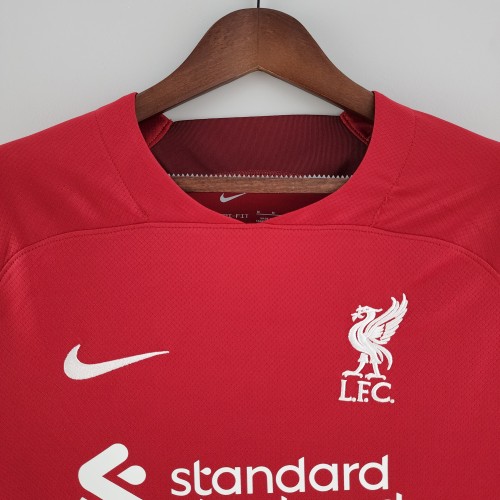 22-23 Liverpool Home Red Long Sleeve Jersey
