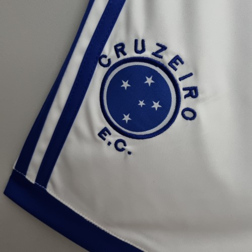 22-23 Cruzeiro Home White Short