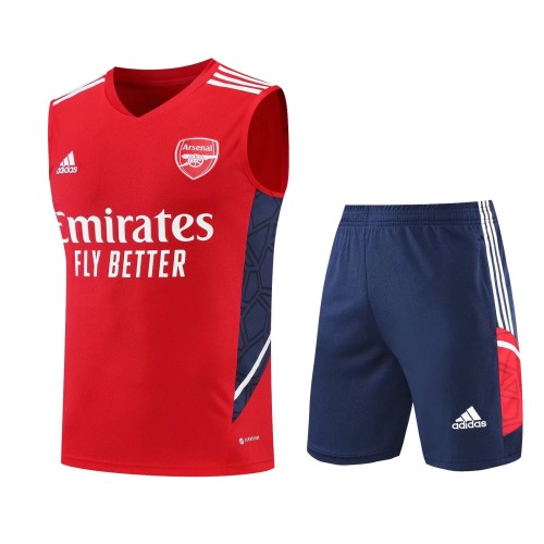 22-23 Arsenal training red Vest Suit