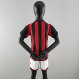 Retro 13-14 AC Milan home Kid Kit/13-14AC米兰主场复古童装