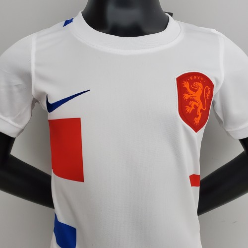 2022 Netherlands away white Kid Kit