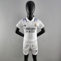 22-23 Real Madrid Home White Kid Kit