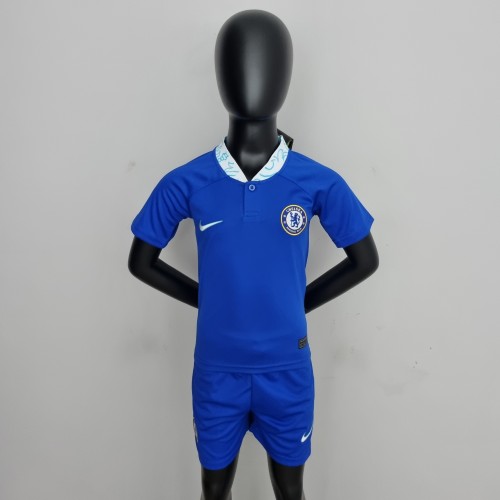 22-23 Chelsea home Blue kids kit