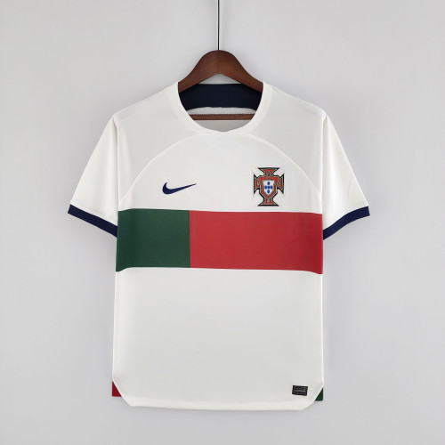2022 Portugal Away White Fans Jersey