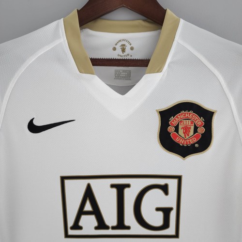 06-07 Manchester United Away White Jersey（06-07曼联客场白色球迷）