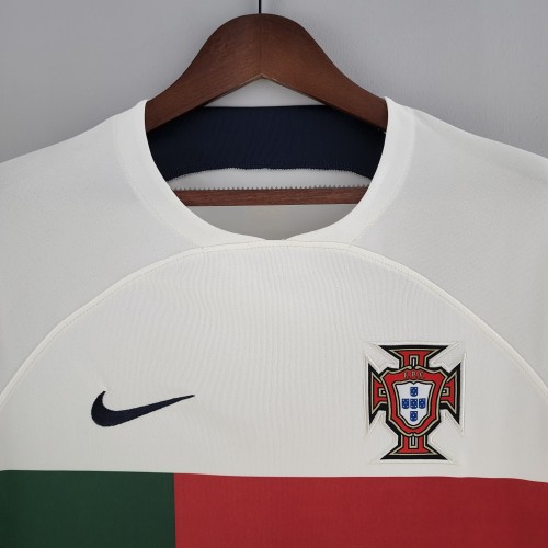 2022 Portugal Away White Fans Jersey