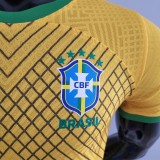 2022 Brazil special edition yellow Player Jersey