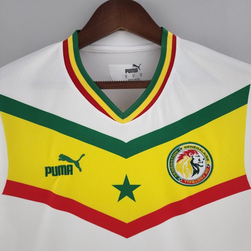 2022 Senegal Home White Fans Jersey