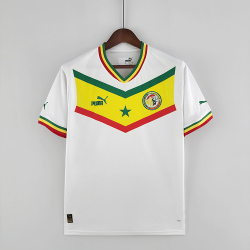 2022 Senegal Home White Fans Jersey